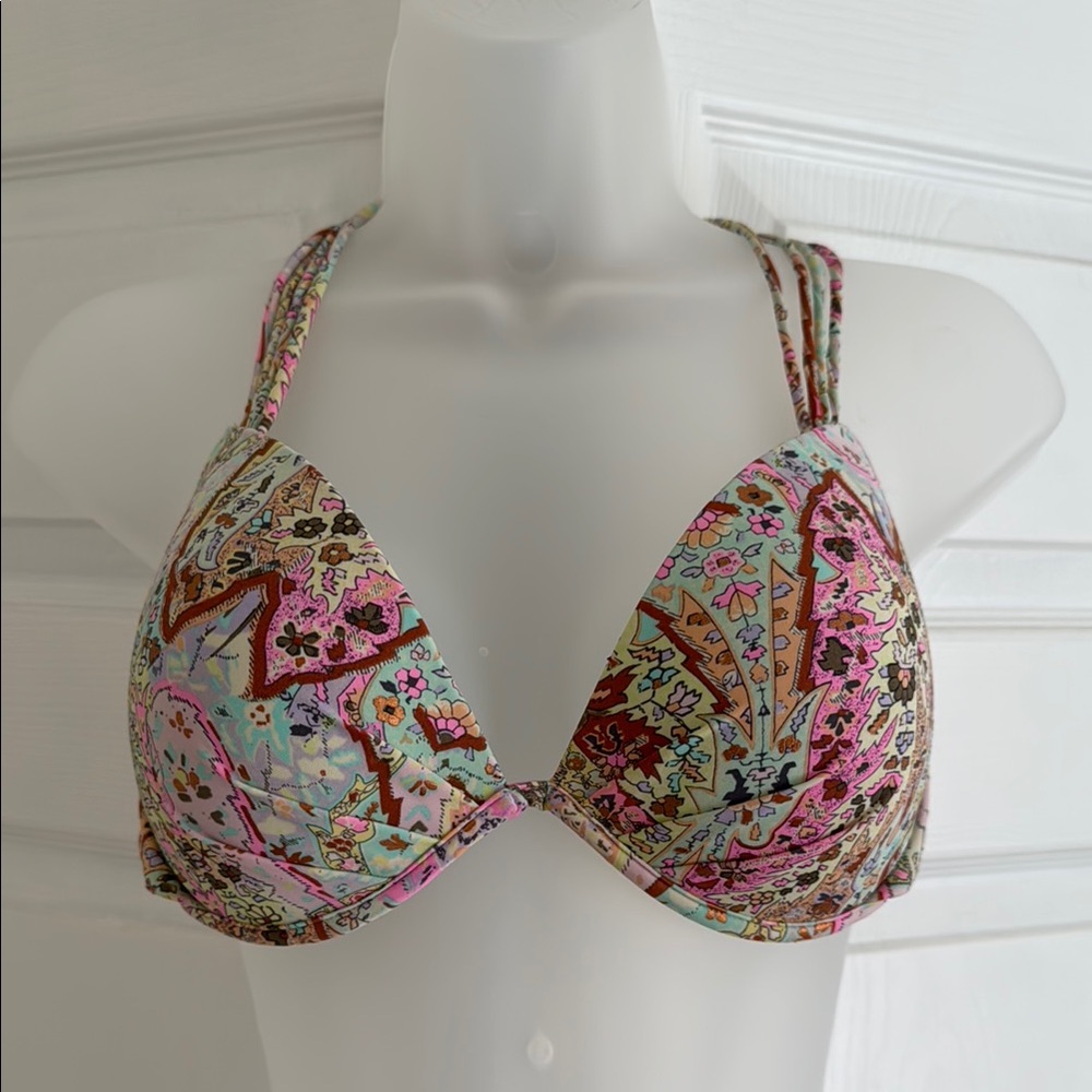 Colorful Paisley Bikini Top